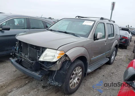 2008 Nissan Pathfinder Le V8 из США, поврежденный, VIN 5N1BR18A78C631710